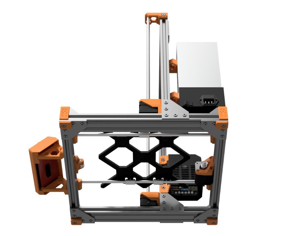 Blurolls 2,1 версия Prusa I3 M – обзор и цена Corexy 3D Printer Kit