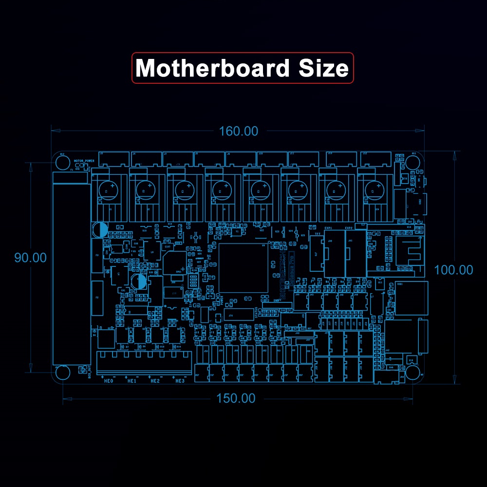 Материнская плата BIGTREETECH  – обзор и цена Octopus Pro V1.1 Motherboard
