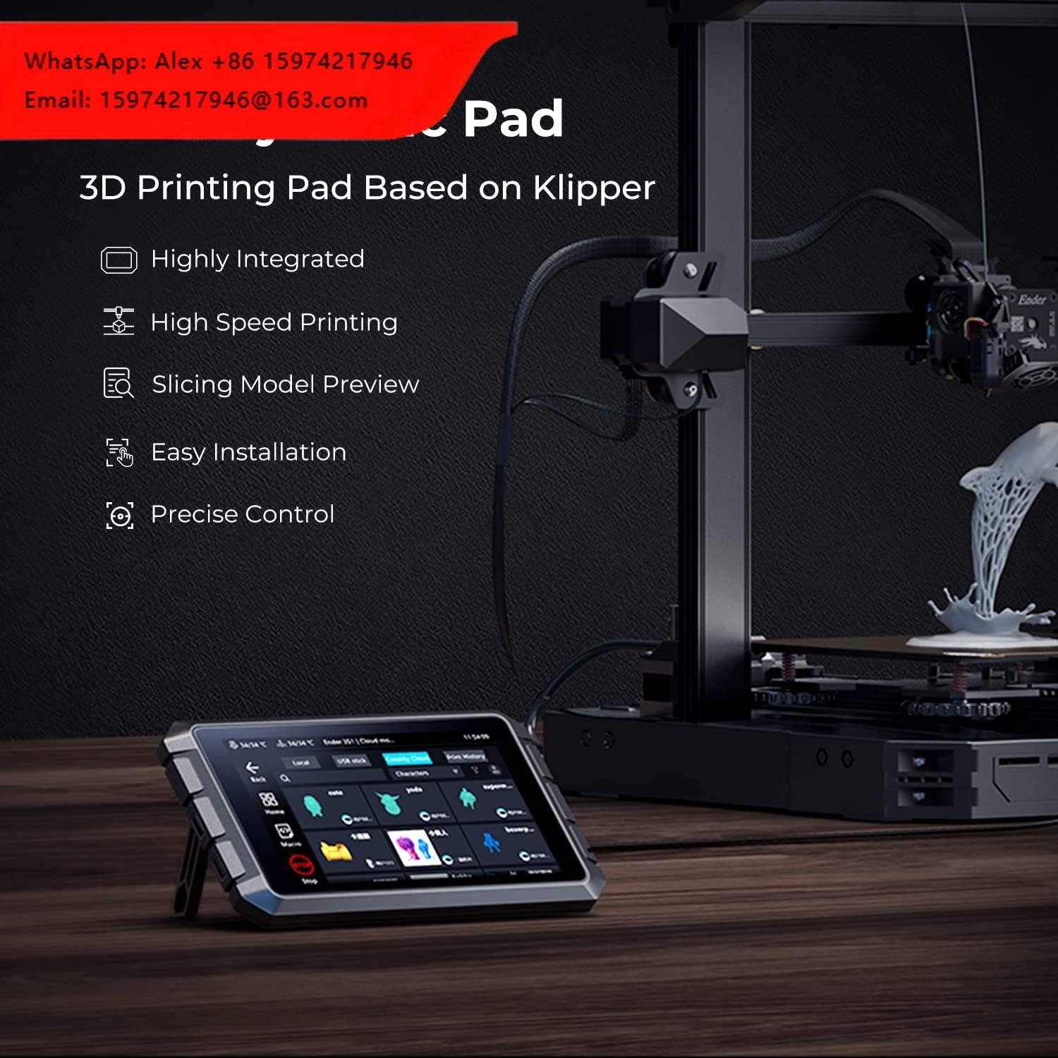 Смарт-планшет Creality Sonic P – обзор и цена Klipper Pad 7 Inch